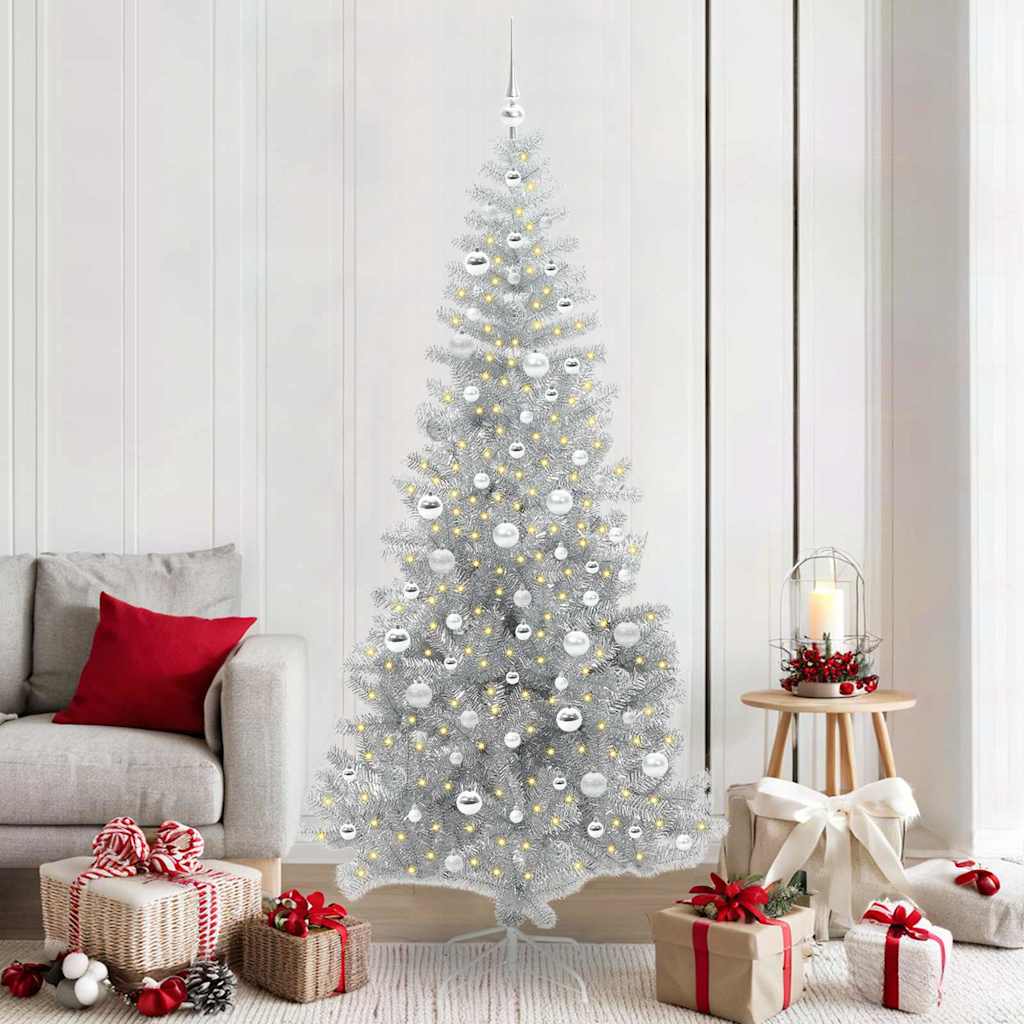 Kerstboom Zilver 210 cm PET is nu te koop bij PeponiXL, paradijselijk wonen!
