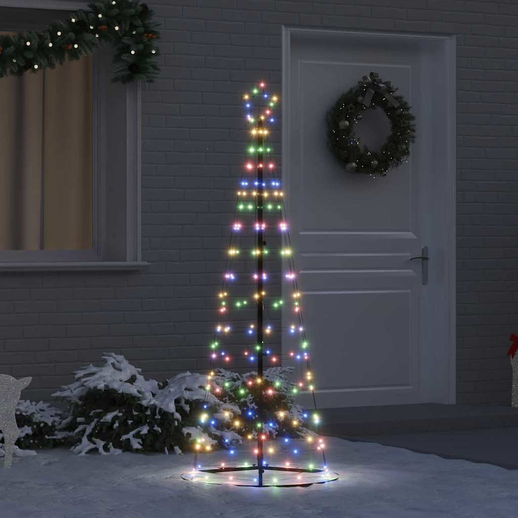 LED Kerstboom EKENAS 250 cm 390 LED's Meerkleurig Staal is nu te koop bij PeponiXL, paradijselijk wonen!