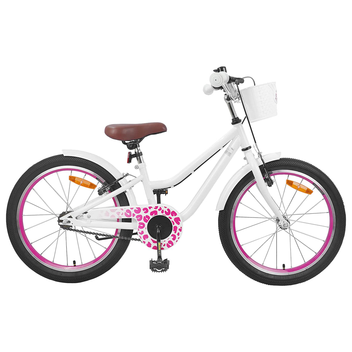 Kinderfiets Met Zijwieltjes 18 Inch voor 5-7 jaar Wit is nu te koop bij PeponiXL, paradijselijk wonen!