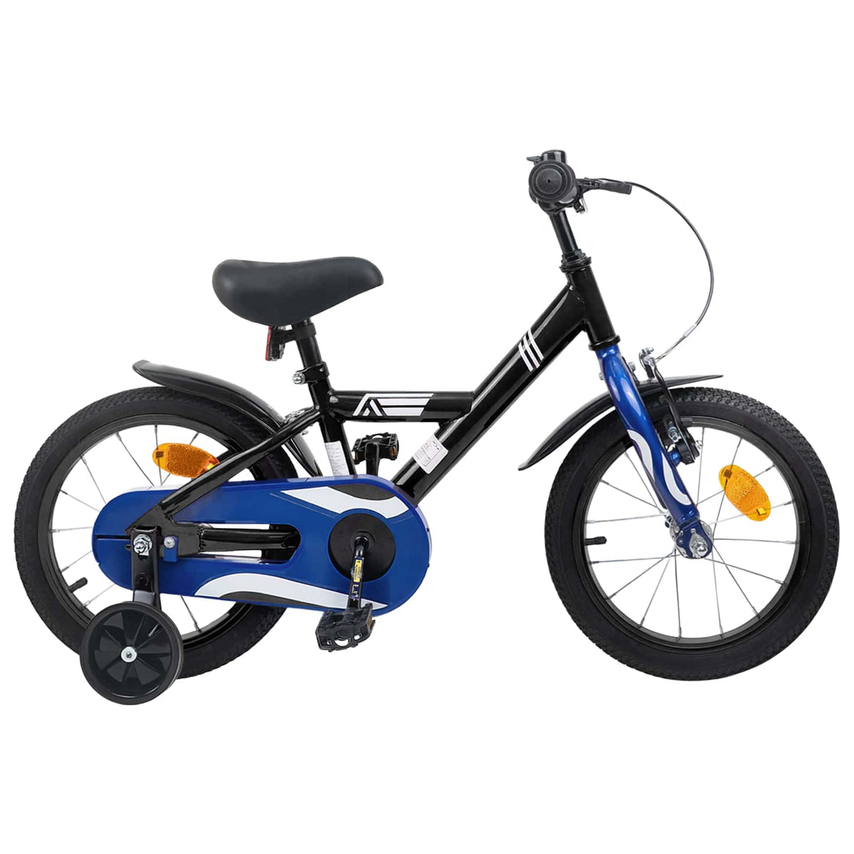 Kinderfiets 16 Inch voor 4-6 jaar oud Zwart is nu te koop bij PeponiXL, paradijselijk wonen!