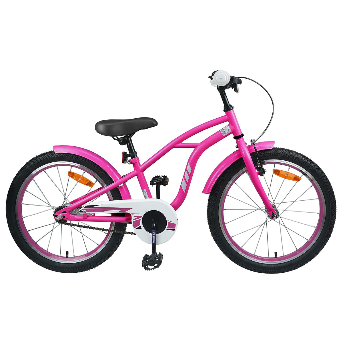 Kinderfiets 20 Inch voor 6-11 jaar oud Donkerroze is nu te koop bij PeponiXL, paradijselijk wonen!