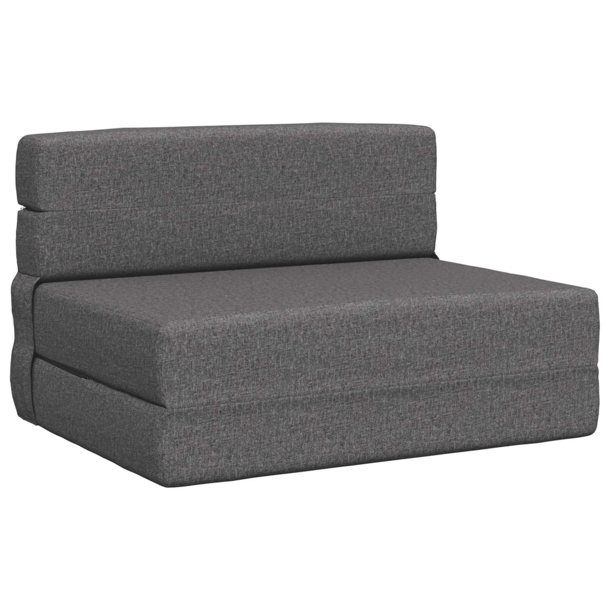 Vouwsofa Bed Lichtgrijs 190 x 70 x 15 cm Stof is nu te koop bij PeponiXL, paradijselijk wonen!