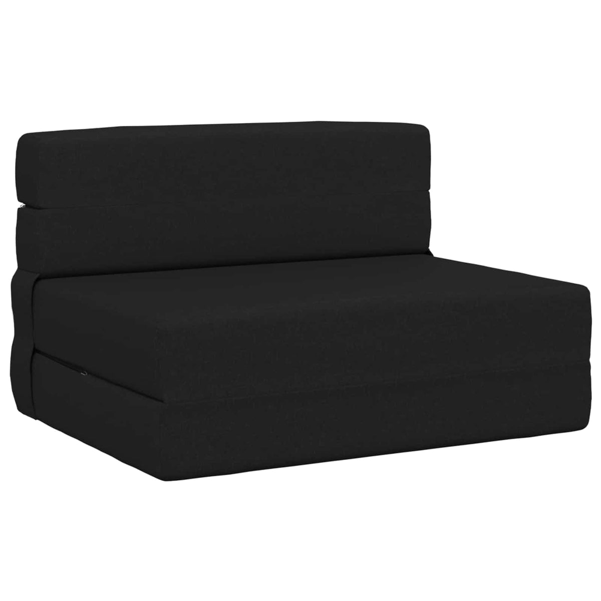 Vouwsofa Bed Zwart 190 x 70 x 15 cm Stof is nu te koop bij PeponiXL, paradijselijk wonen!