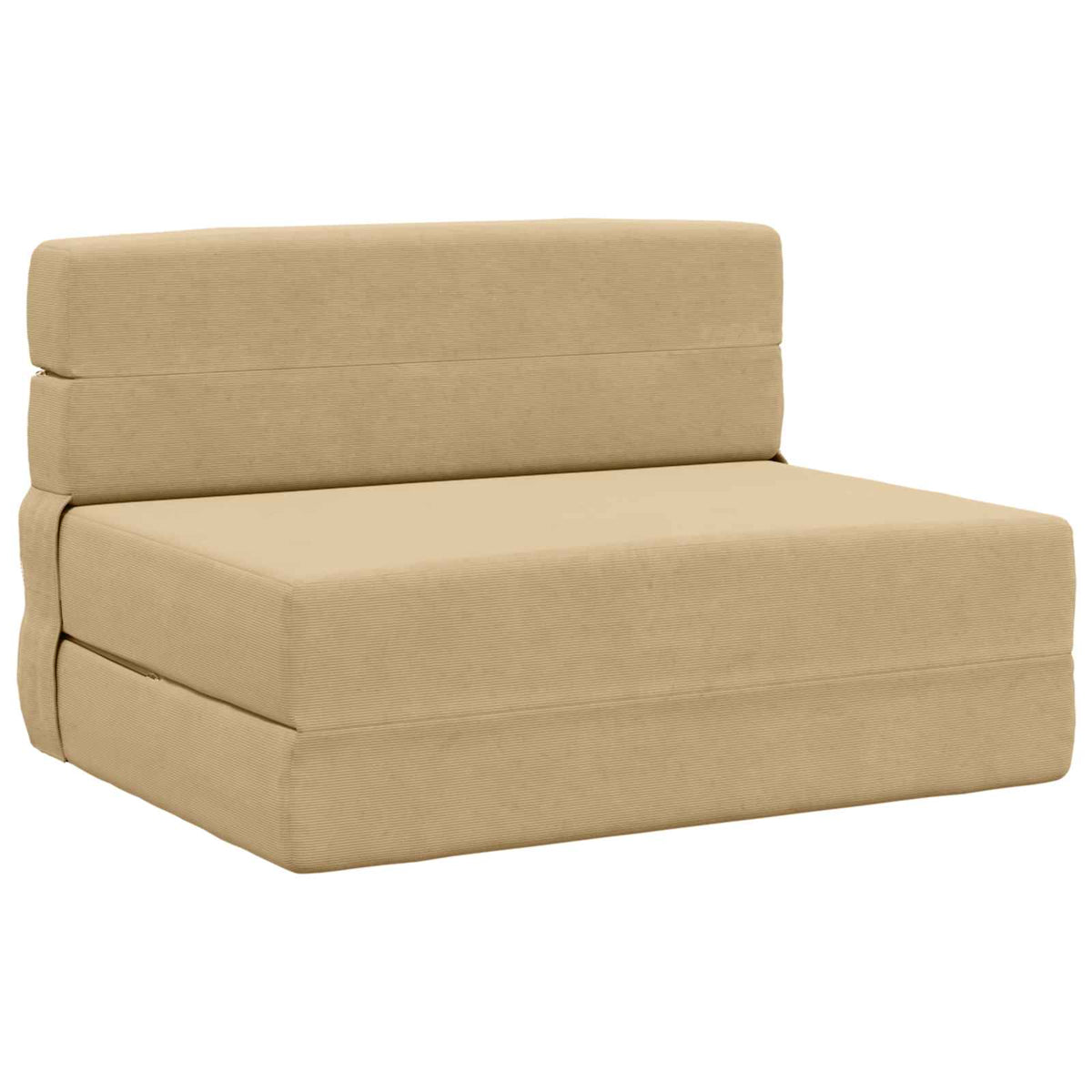 Vouwsofa Bed Lichtgroen Grijs 190 x 70 x 15 cm Katoen Stof is nu te koop bij PeponiXL, paradijselijk wonen!