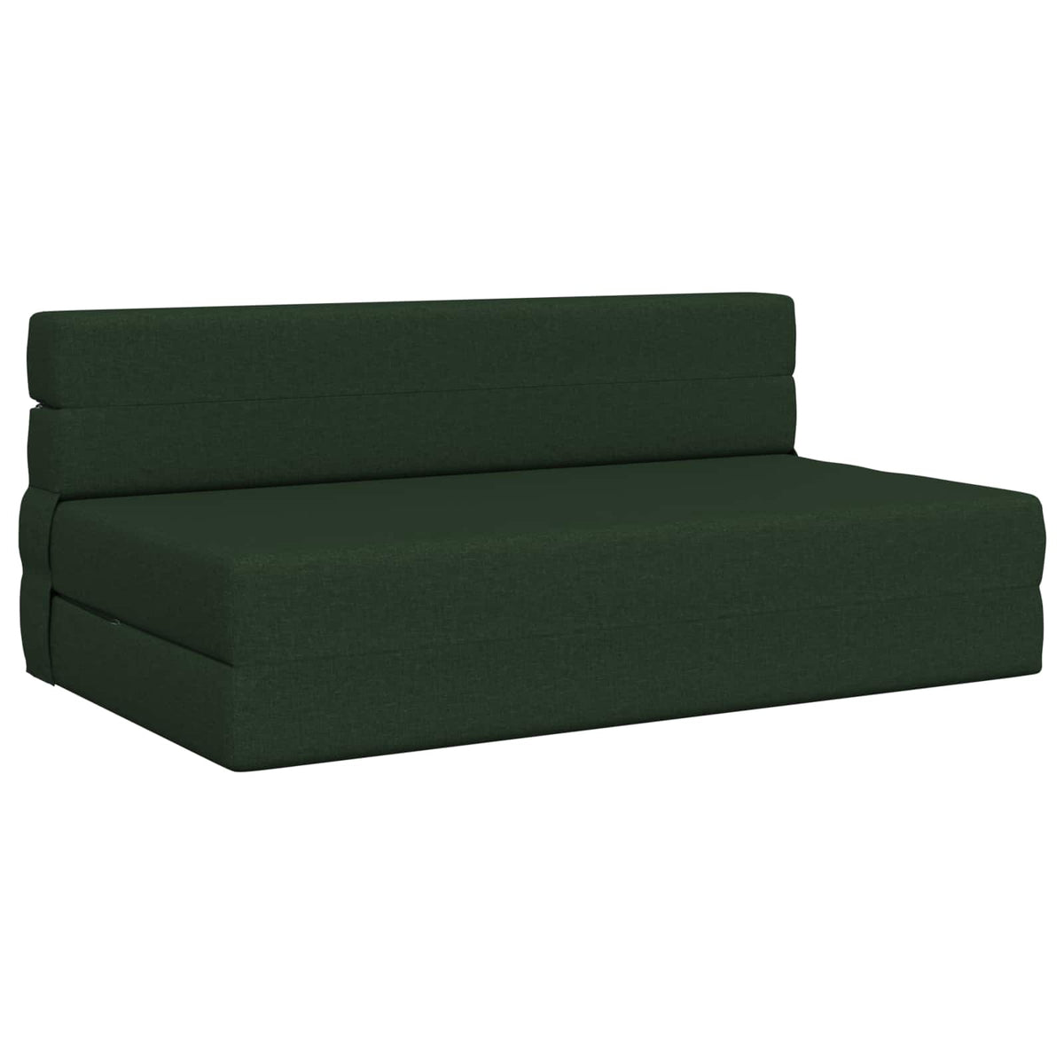 Vouwsofa Bed Donkergroen 203 x 152 x 15 cm Stof is nu te koop bij PeponiXL, paradijselijk wonen!