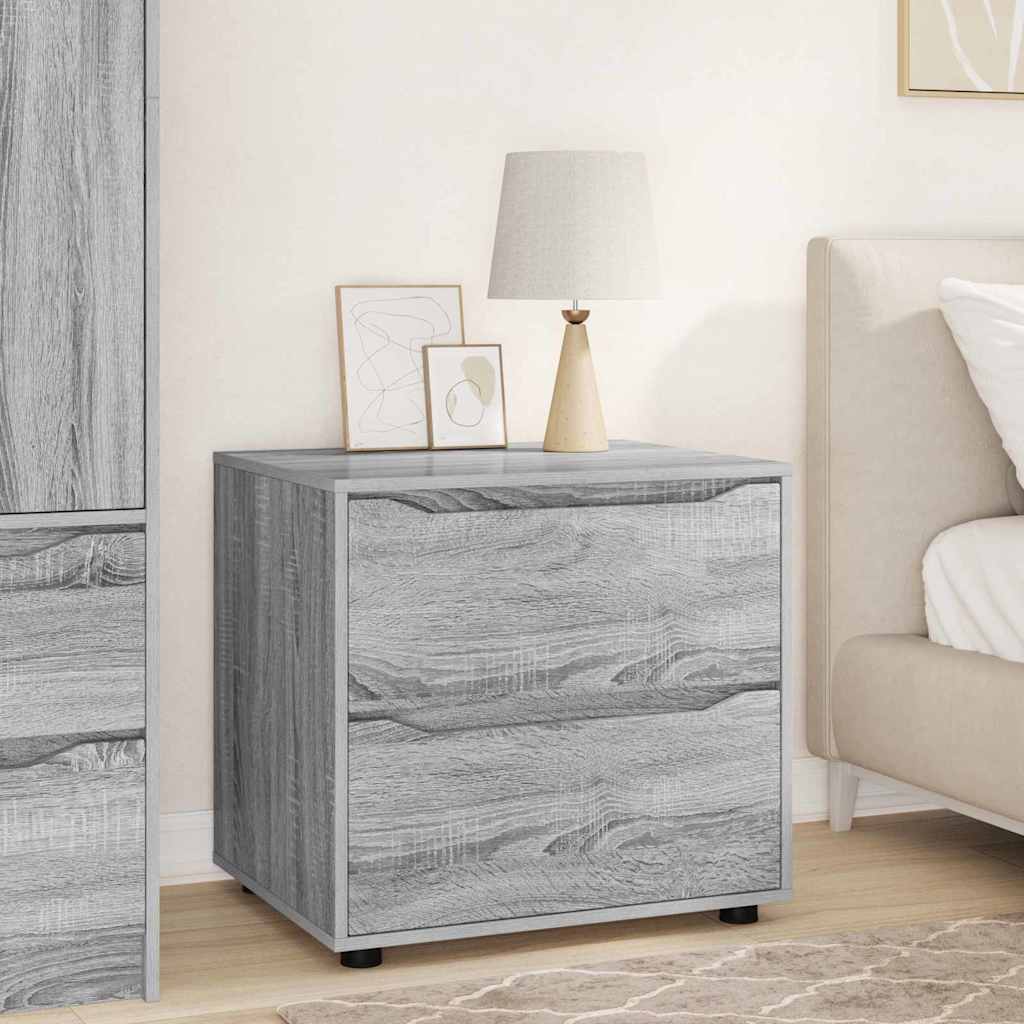 Opbergkast Grijs Sonoma 60 x 48 x 57 cm Bewerkt hout is nu te koop bij PeponiXL, paradijselijk wonen!