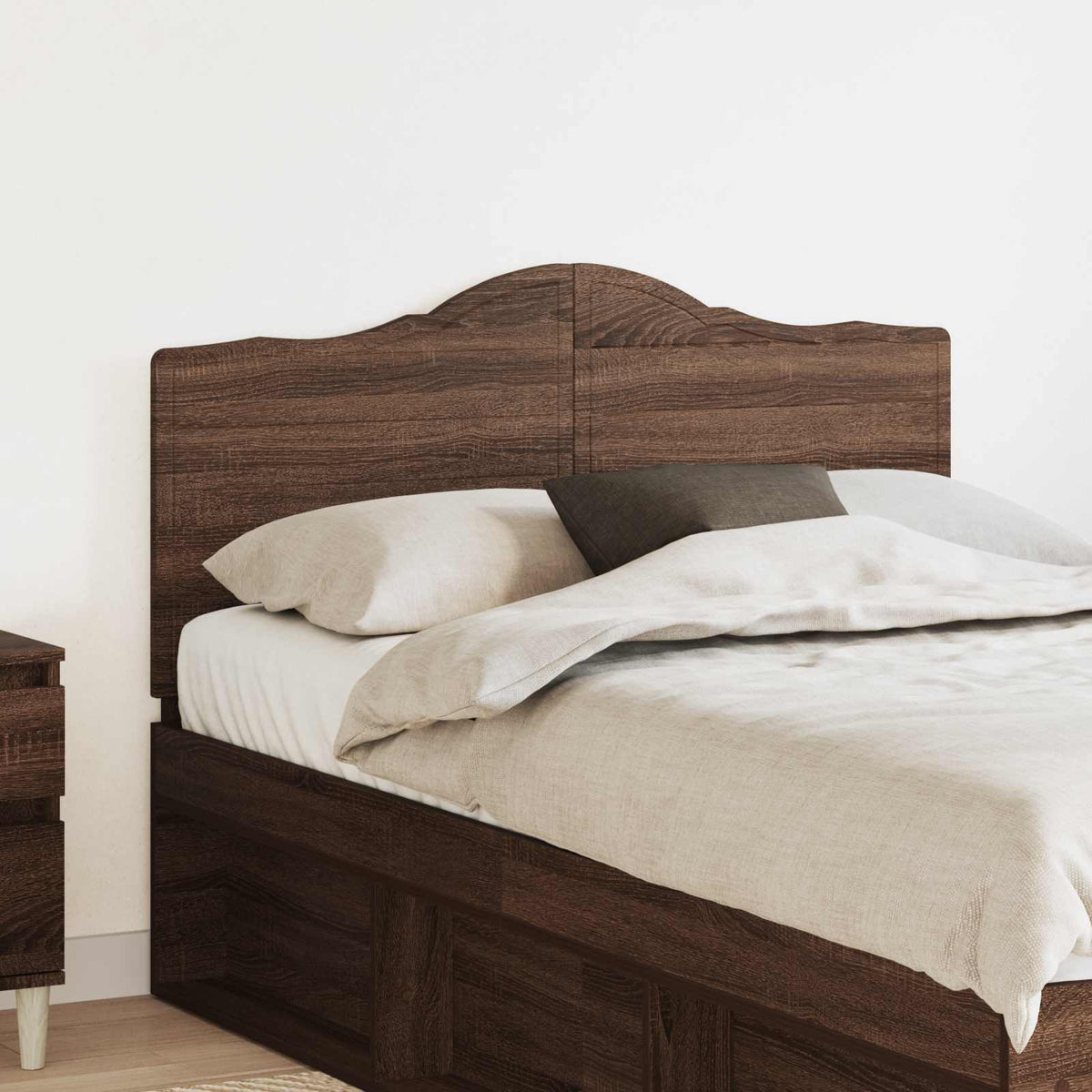 Hoofdbord Bruin Eiken Bewerkt hout is nu te koop bij PeponiXL, paradijselijk wonen!