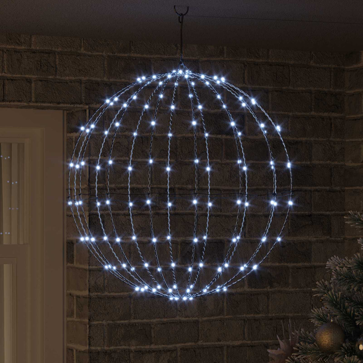 Bal Koudwit 60 x 60 x 62 cm Metaal 192 LED's is nu te koop bij PeponiXL, paradijselijk wonen!