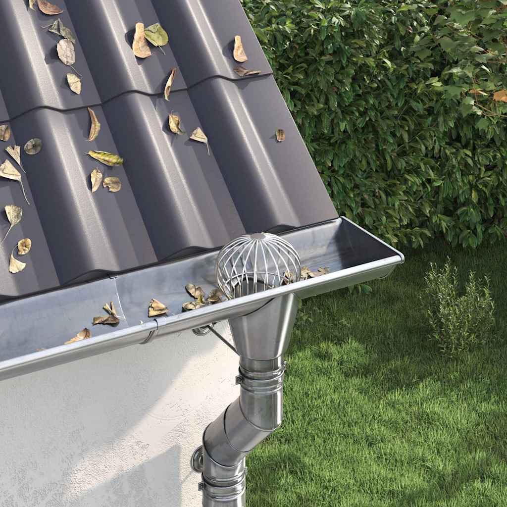 Bladvanger voor goot 8 pcs Zilver 160 mm Roestvrij staal is nu te koop bij PeponiXL, paradijselijk wonen!