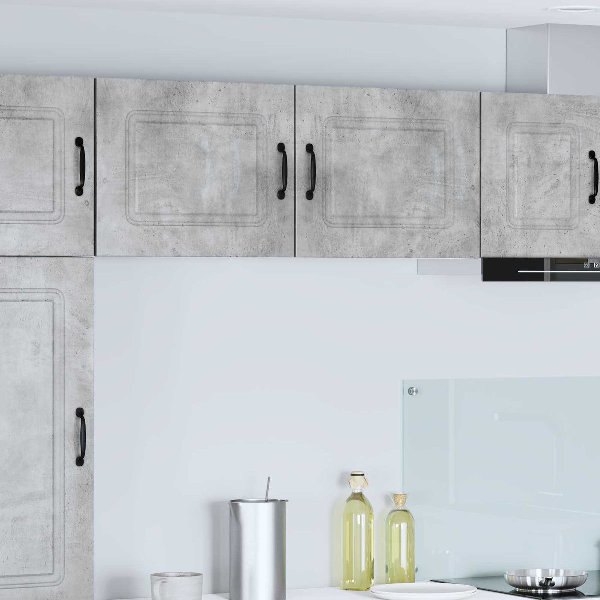 Vaatwasserpaneel Kalmar 2 pcs Beton Grijs 50 x 31 x 40 cm is nu te koop bij PeponiXL, paradijselijk wonen!