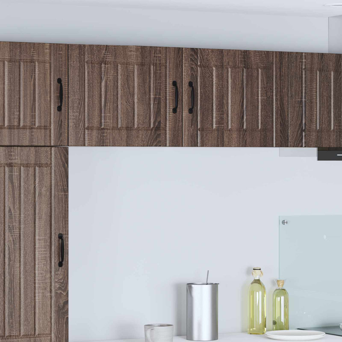 Vaatwasserpaneel Lucca 2 pcs Bruin eiken 50 x 31 x 40 cm is nu te koop bij PeponiXL, paradijselijk wonen!