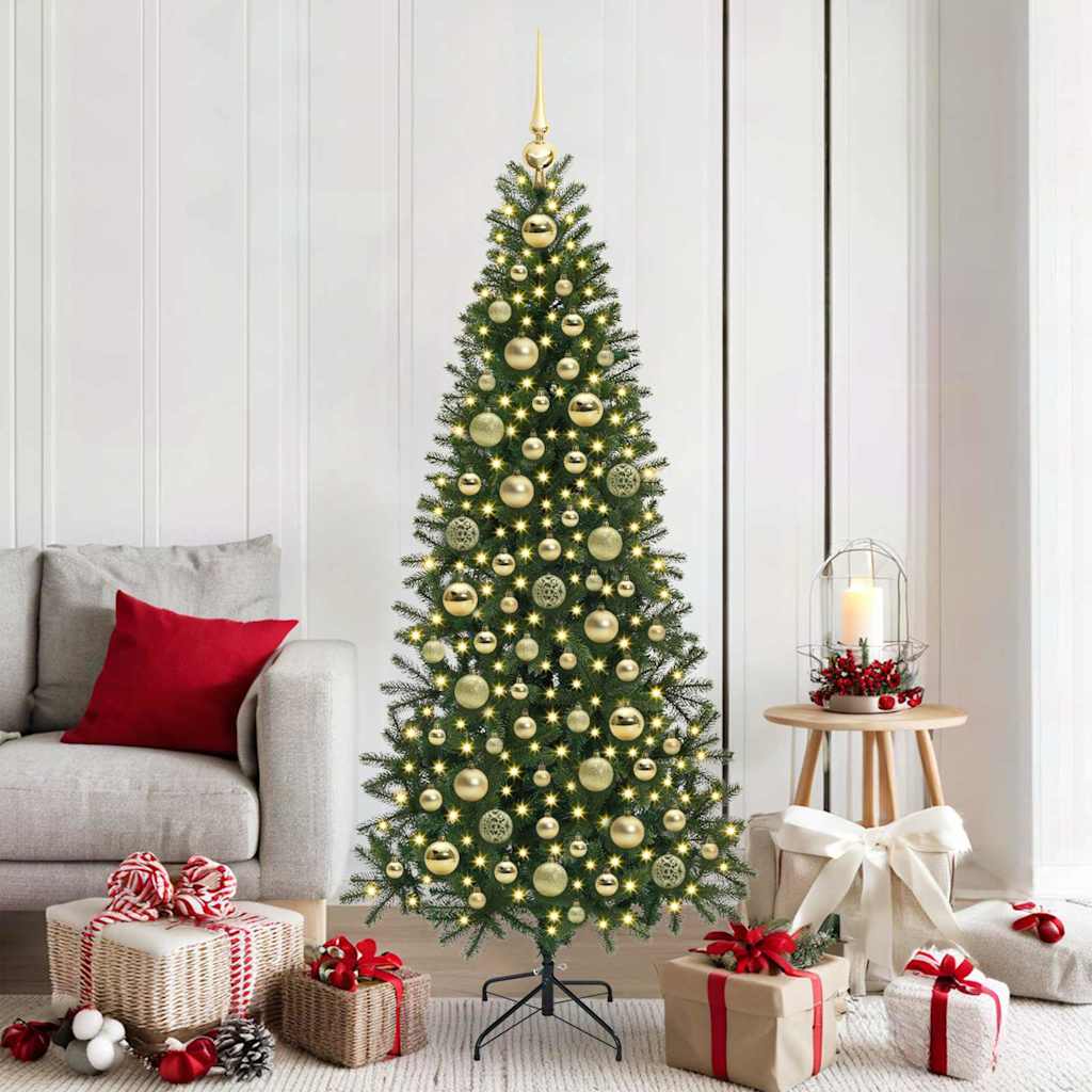 Kerstbal Set met 300 LED 120 pcs Goud Kunststof is nu te koop bij PeponiXL, paradijselijk wonen!