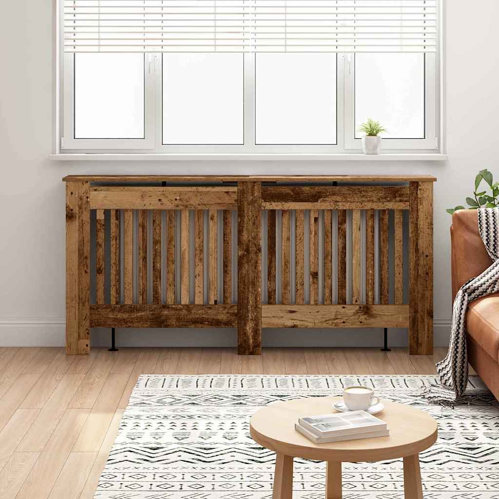 Radiatorafdekking Oud Hout 172 x 19 x 81,5 cm Bewerkt hout is nu te koop bij PeponiXL, paradijselijk wonen!