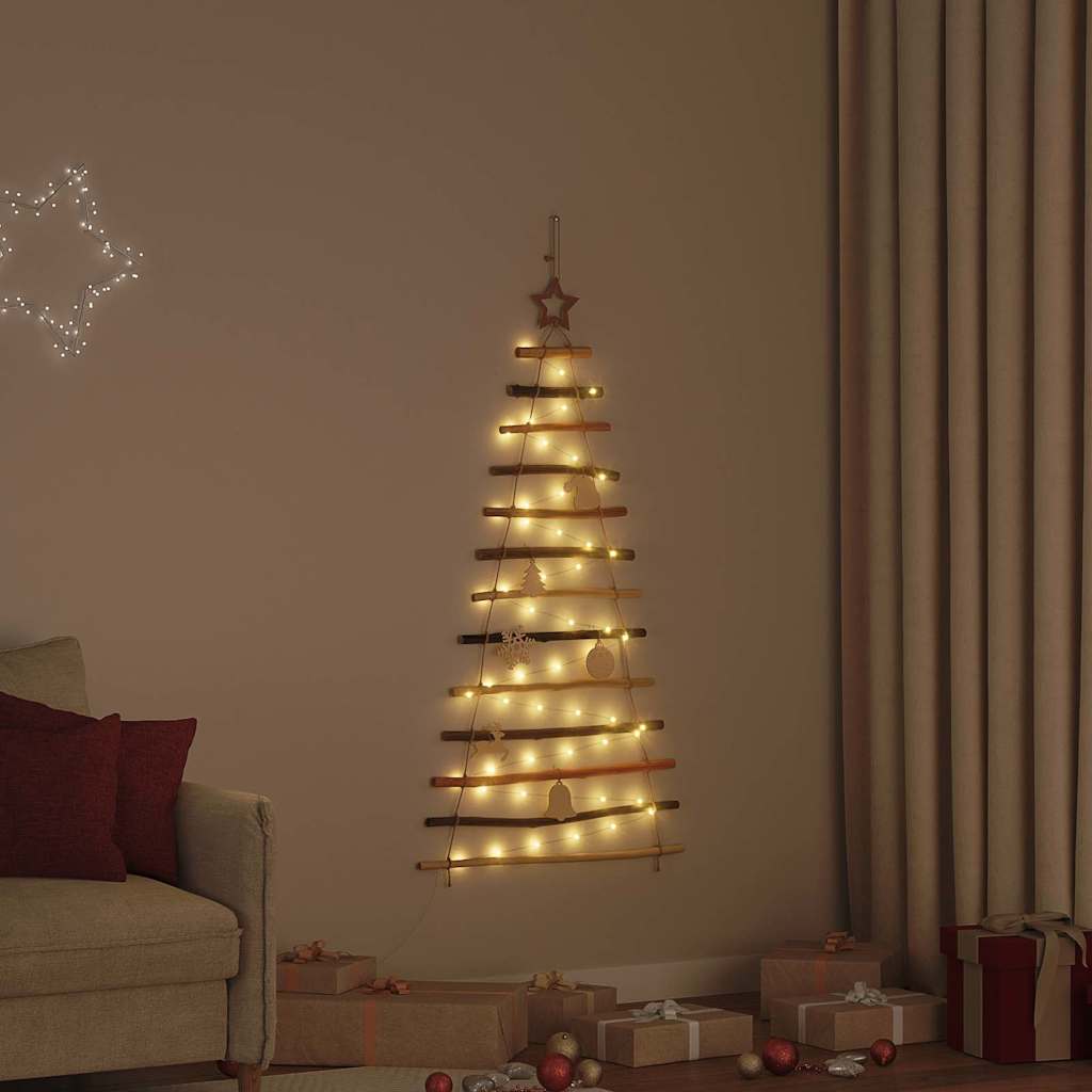 Kerstboom met 50 LED Naturel 120 cm massief essenhout is nu te koop bij PeponiXL, paradijselijk wonen!