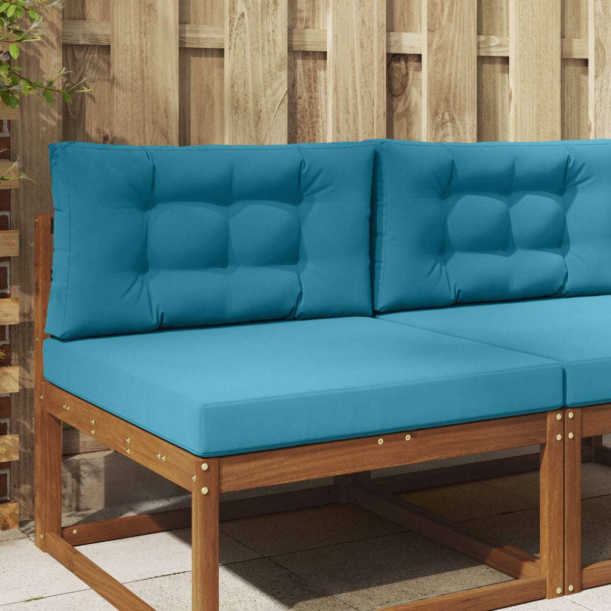 Buiten bankkussen 2 pcs Koninklijk Blauw Polyester is nu te koop bij PeponiXL, paradijselijk wonen!
