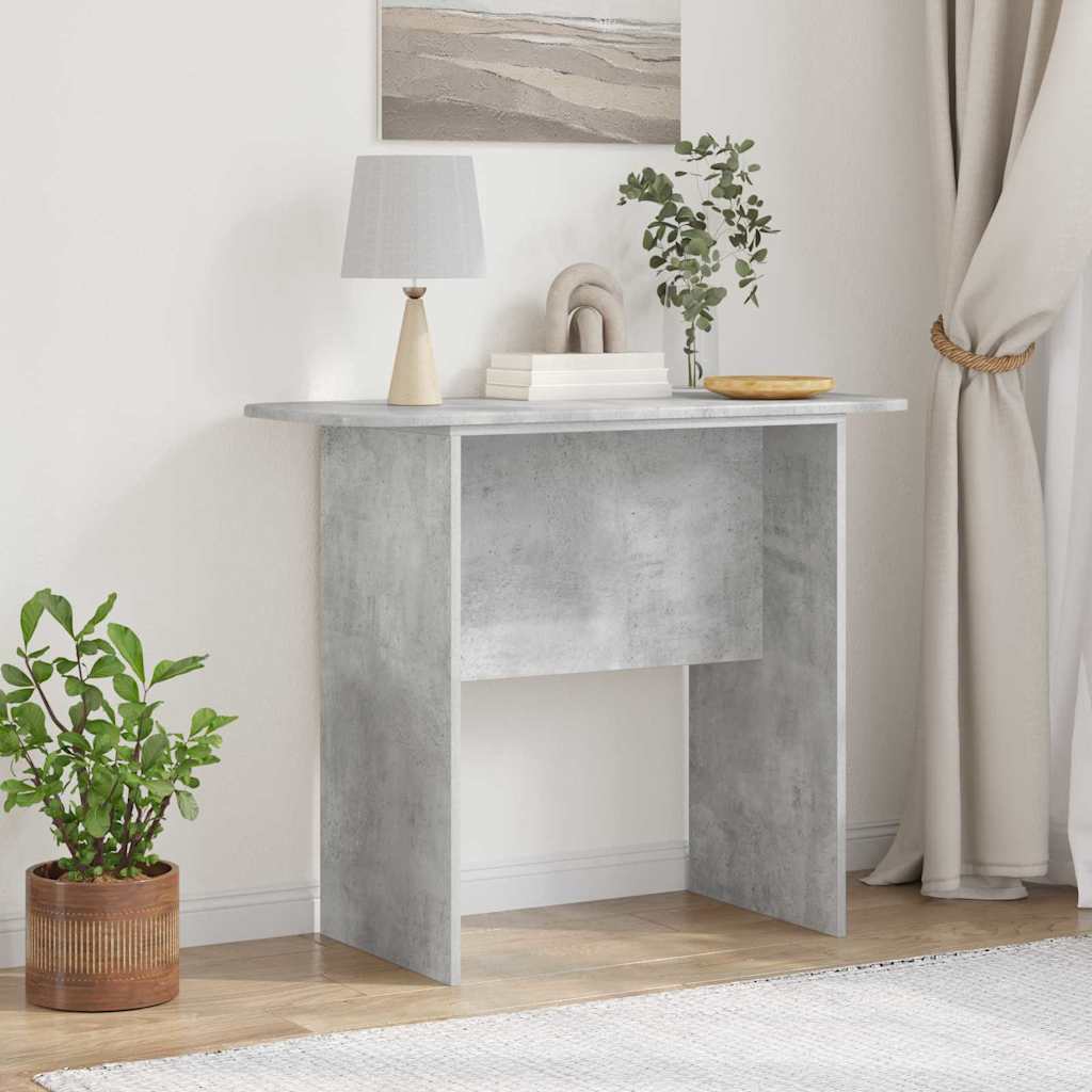 Wandtafel Beton Grijs 93 x 40 x 75 cm Bewerkt hout is nu te koop bij PeponiXL, paradijselijk wonen!