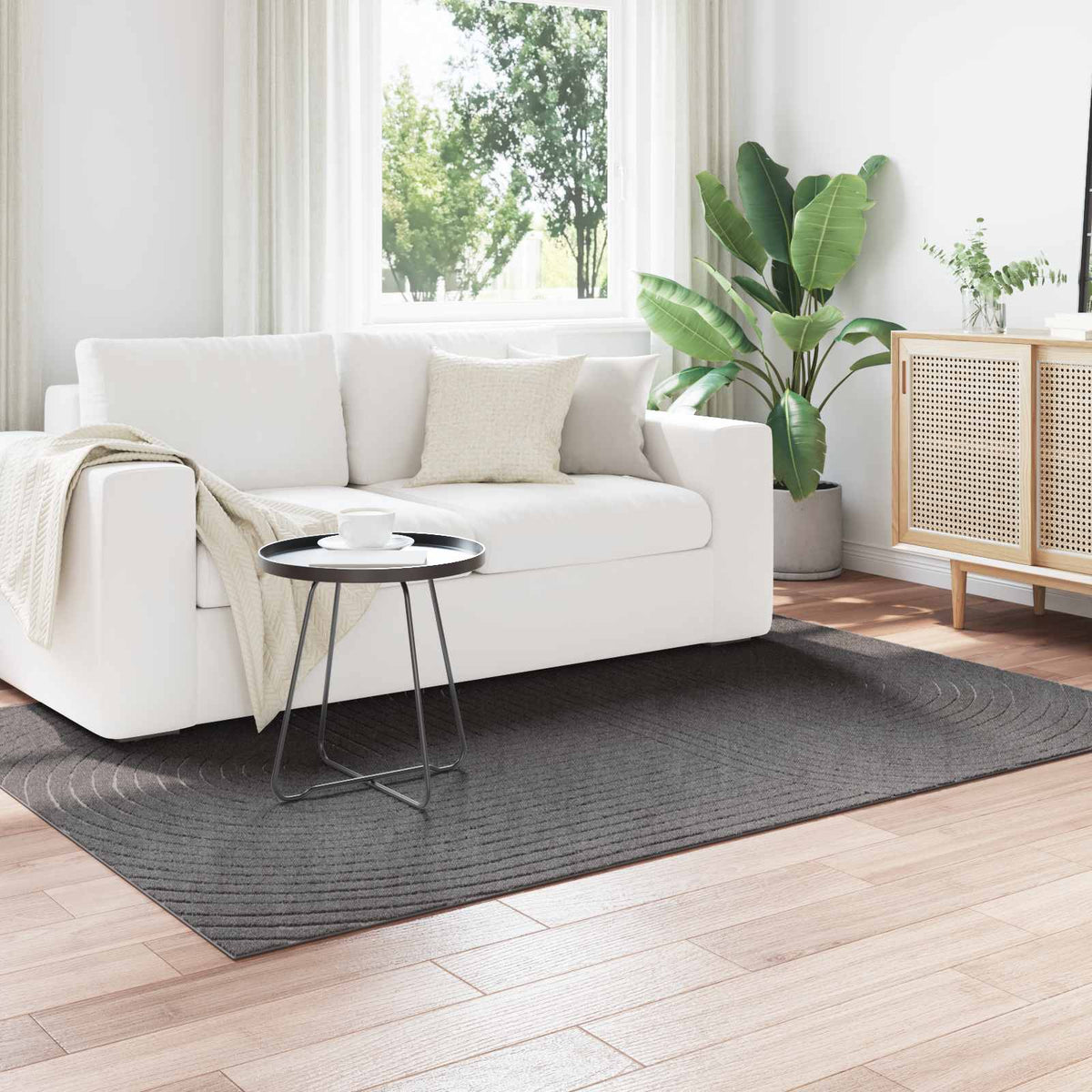Vloerkleden PALMERAS Antraciet 200 x 140 cm Polyester is nu te koop bij PeponiXL, paradijselijk wonen!