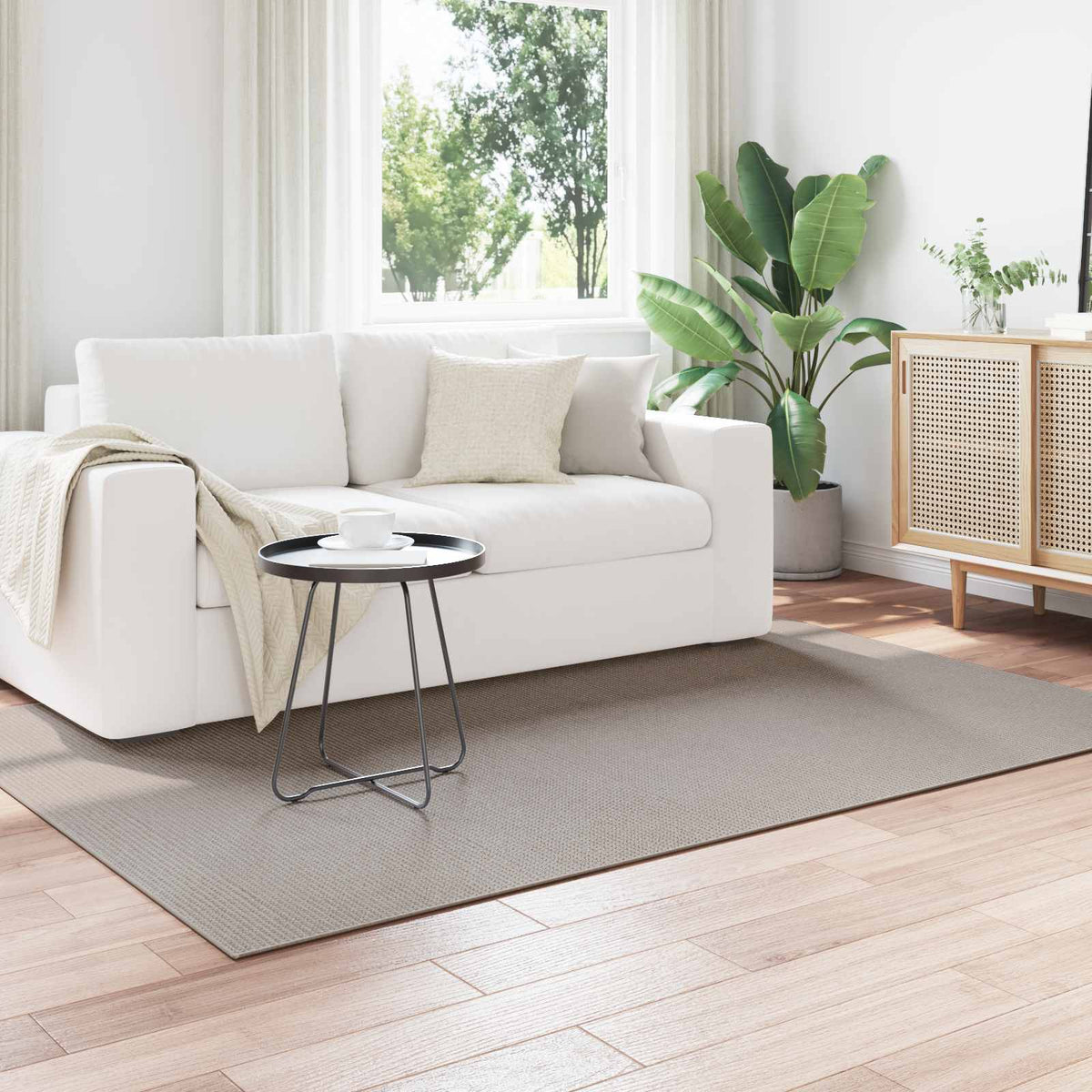 Vloerkleden LUGO Crème en Taupe 230 x 160 cm Polyester is nu te koop bij PeponiXL, paradijselijk wonen!
