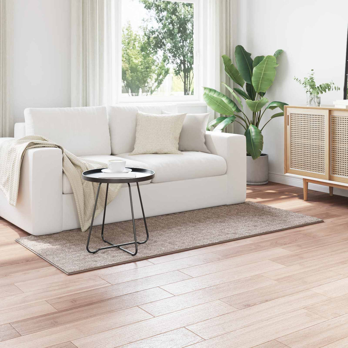 Vloerkleden Rechthoekig SIROLO Zand 150 x 80 cm Polyester is nu te koop bij PeponiXL, paradijselijk wonen!