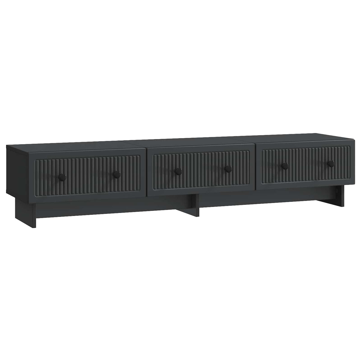 TV-kast met lade Zwart 147 x 34,5 x 30 cm Bewerkt hout is nu te koop bij PeponiXL, paradijselijk wonen!