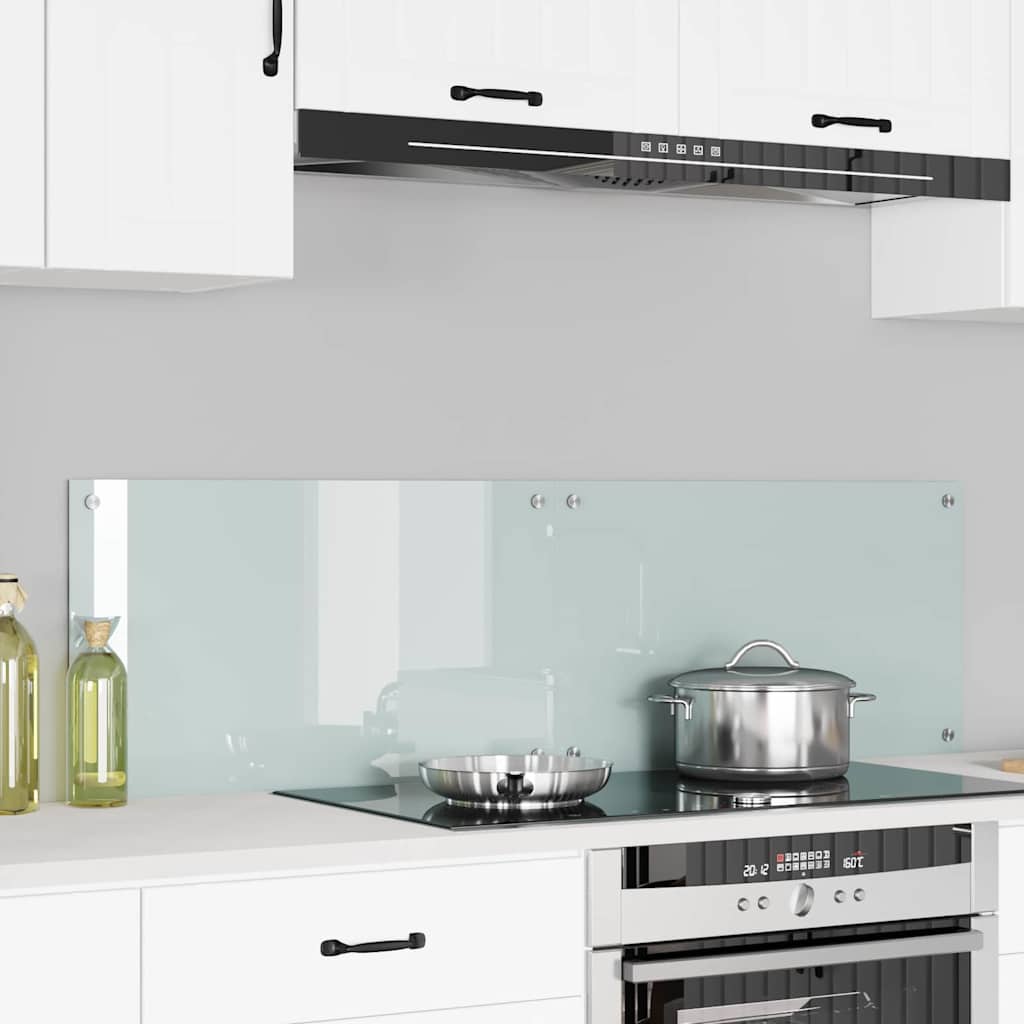 Keukenachterwand 2 pcs Wit 70 x 40 cm gehard glas is nu te koop bij PeponiXL, paradijselijk wonen!