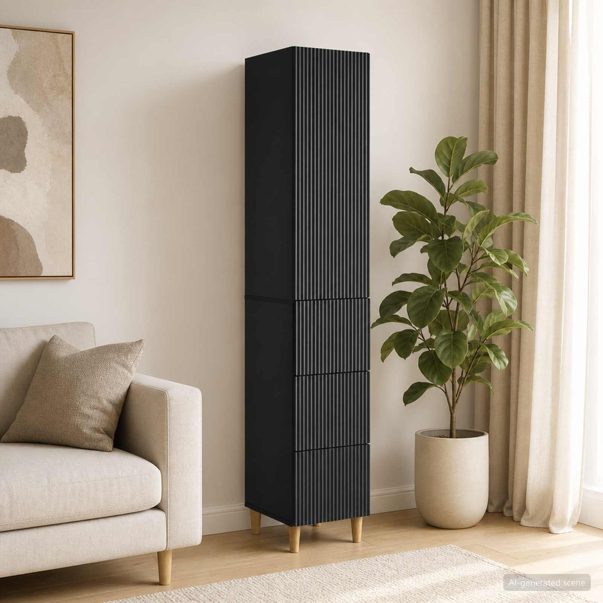 Kastenset 2 pcs 33 x 34,5 x 90 cm Bewerkt hout is nu te koop bij PeponiXL, paradijselijk wonen!
