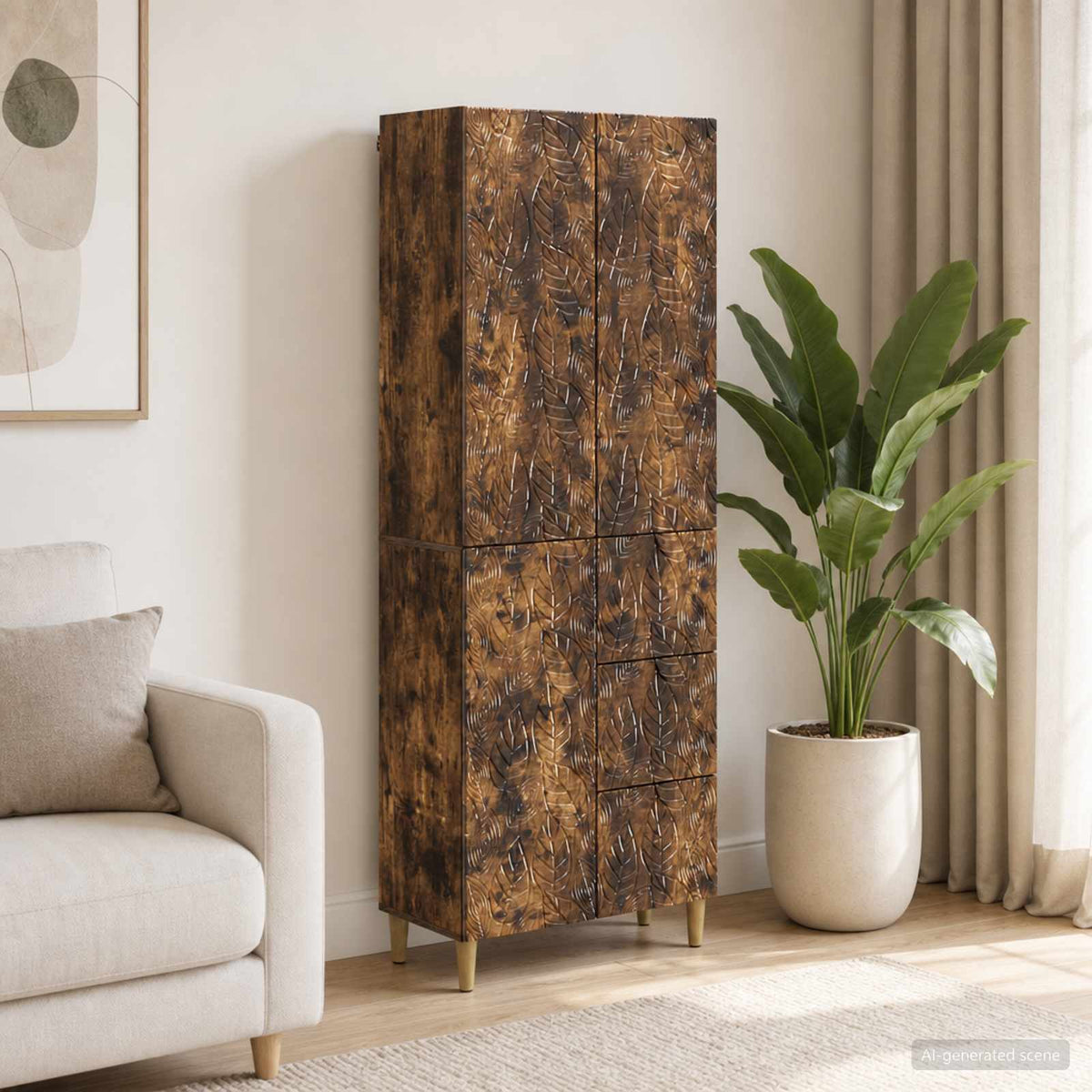 2 pcs Gerookt eiken is nu te koop bij PeponiXL, paradijselijk wonen!