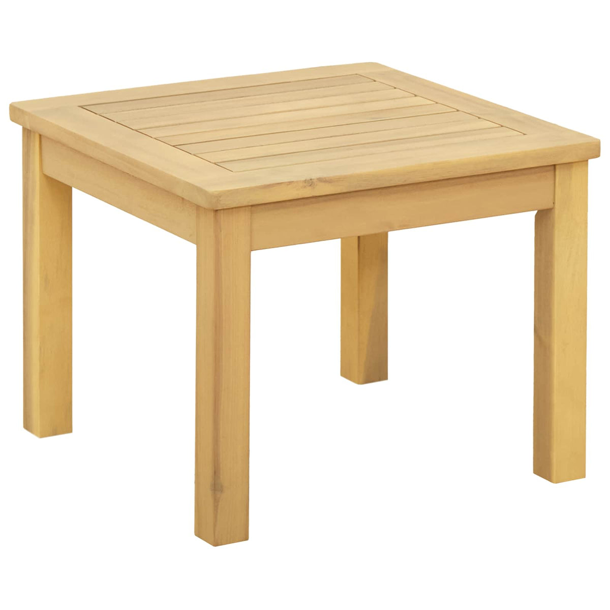 Salontafel Licht acacia 45 x 45 x 36 cm Massief Acaciahout is nu te koop bij PeponiXL, paradijselijk wonen!