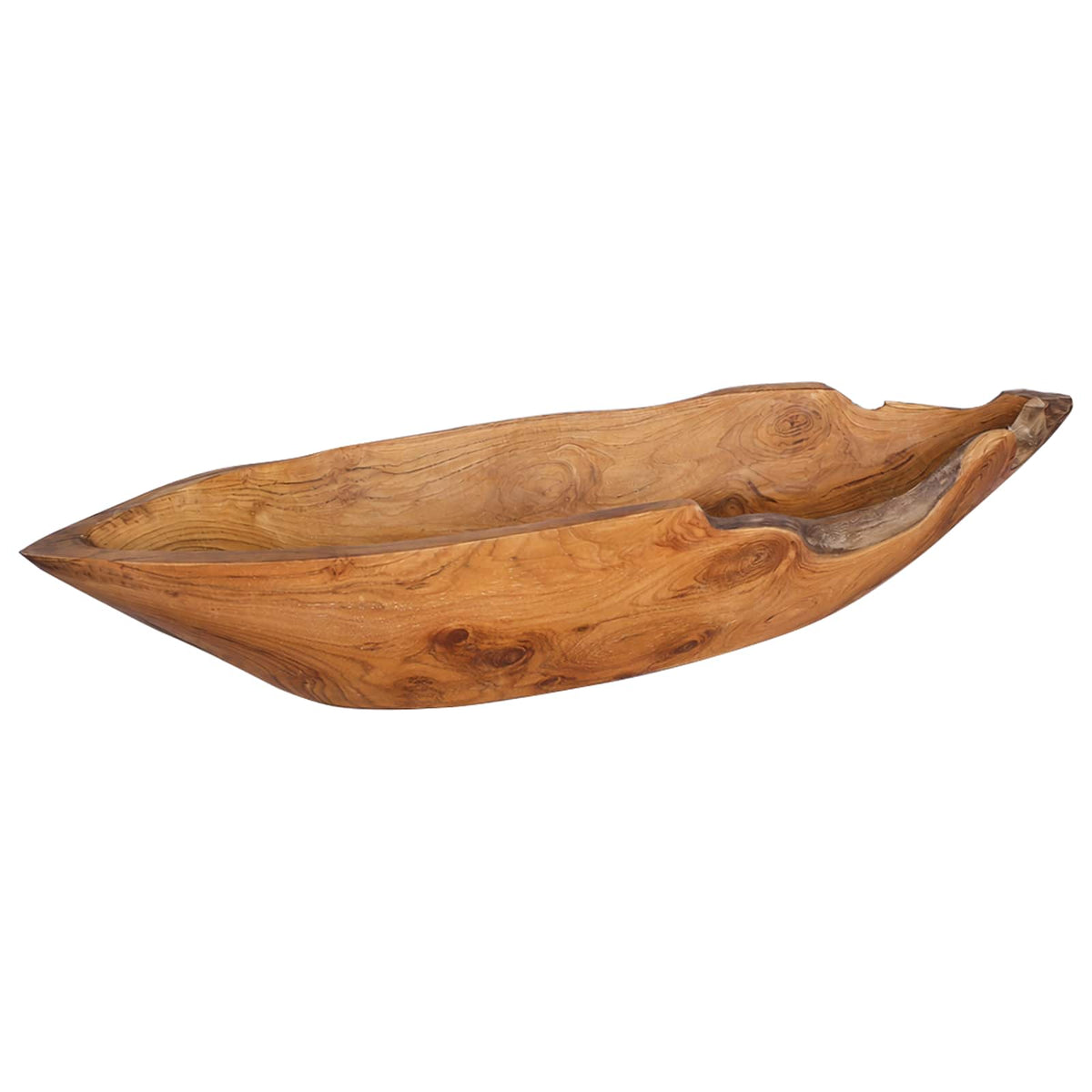 Fruitschaal JEPARA Teakbruin 61 x 21 x 11 cm is nu te koop bij PeponiXL, paradijselijk wonen!