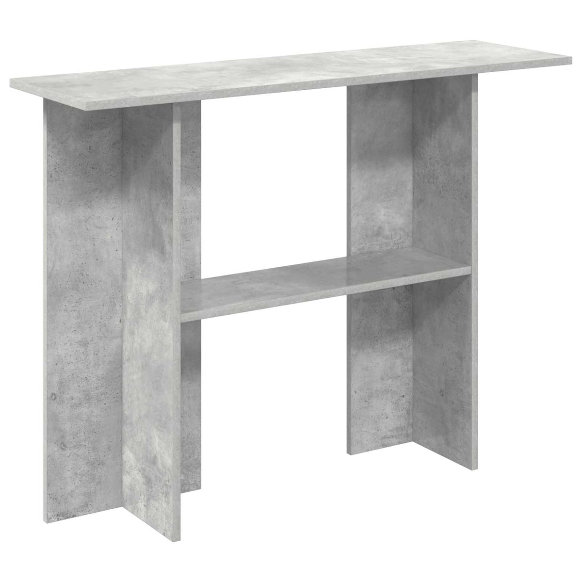 Wandtafel Betongrijs 100 x 30 x 75 cm Bewerkt hout is nu te koop bij PeponiXL, paradijselijk wonen!