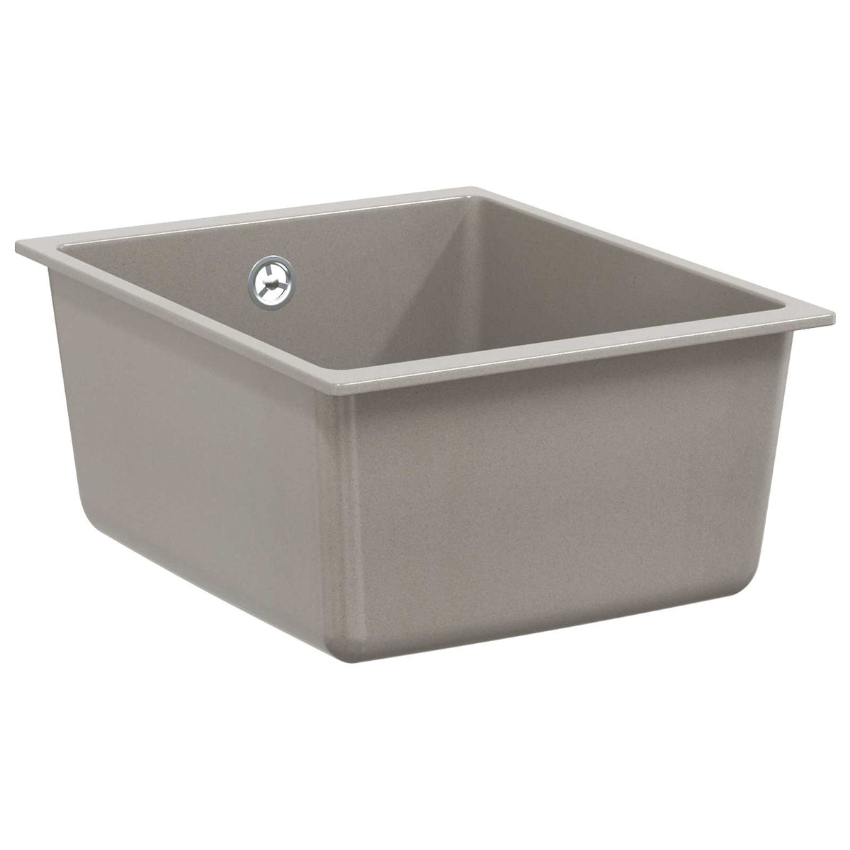 Wasbak Grijs 370 x 460 mm 80% Kwarts en 20% Hars is nu te koop bij PeponiXL, paradijselijk wonen!