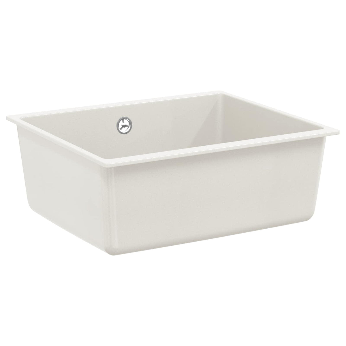 Wasbak Wit 530 x 460 mm 80% Kwarts en 20% Hars is nu te koop bij PeponiXL, paradijselijk wonen!