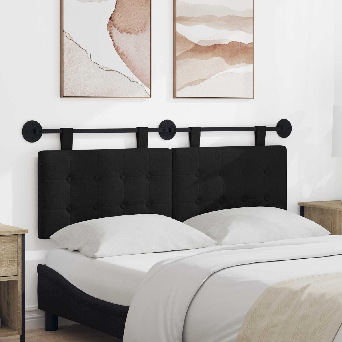 Hangend hoofdbord Stof is nu te koop bij PeponiXL, paradijselijk wonen!