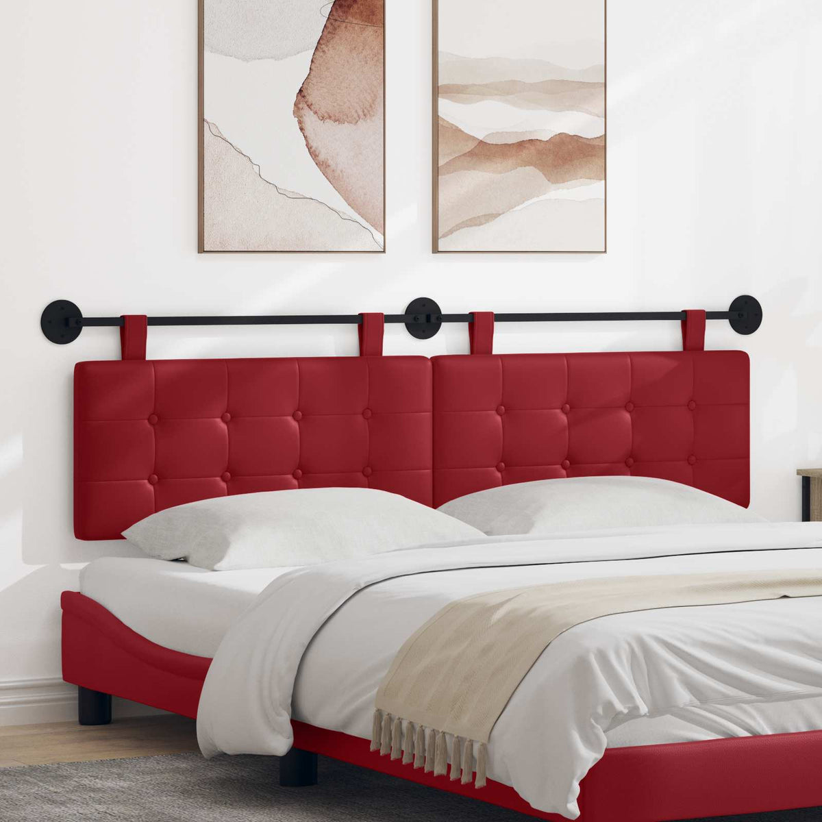 Hangend hoofdbord Kunstleer is nu te koop bij PeponiXL, paradijselijk wonen!