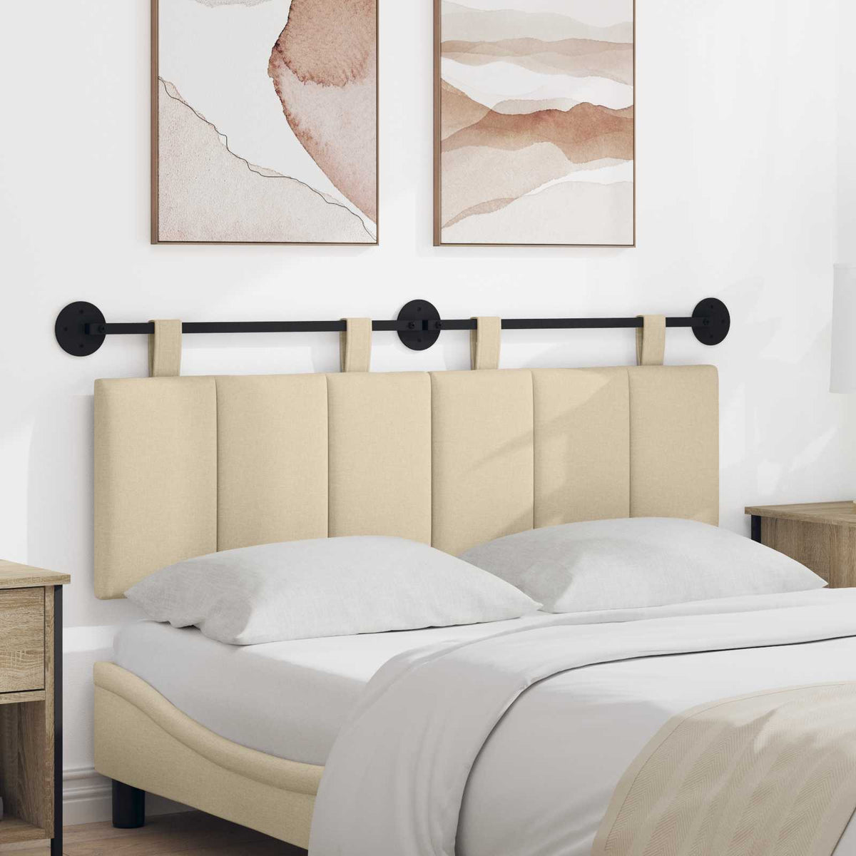Hangend hoofdbord Stof is nu te koop bij PeponiXL, paradijselijk wonen!