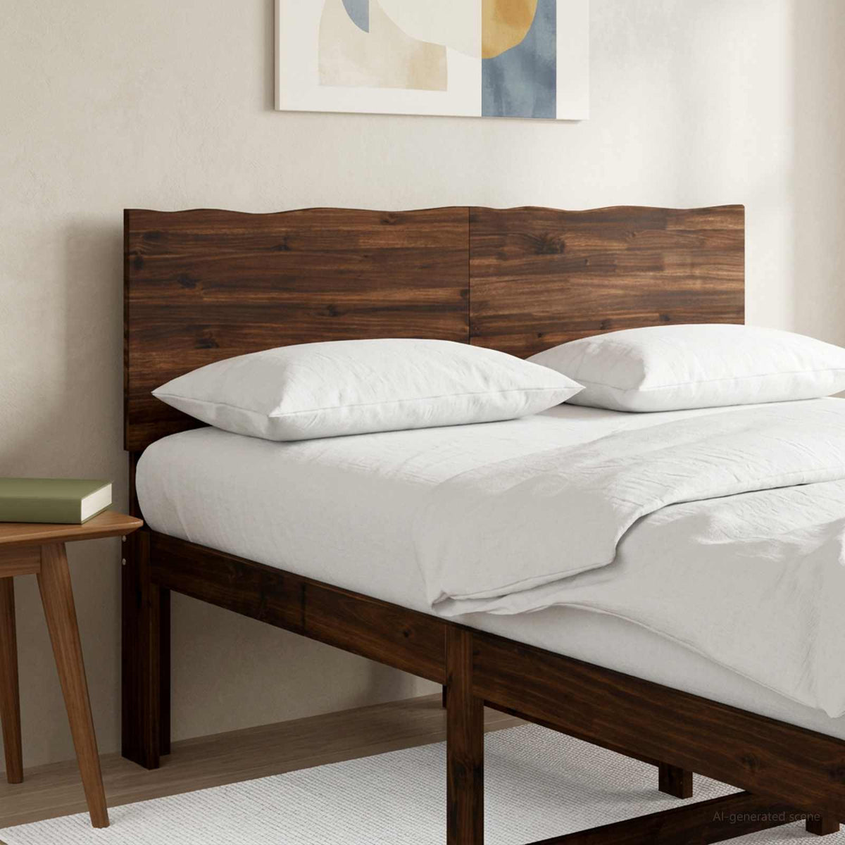Live Edge Hoofdbord ROSTOCK Donkerbruin 160 cm is nu te koop bij PeponiXL, paradijselijk wonen!