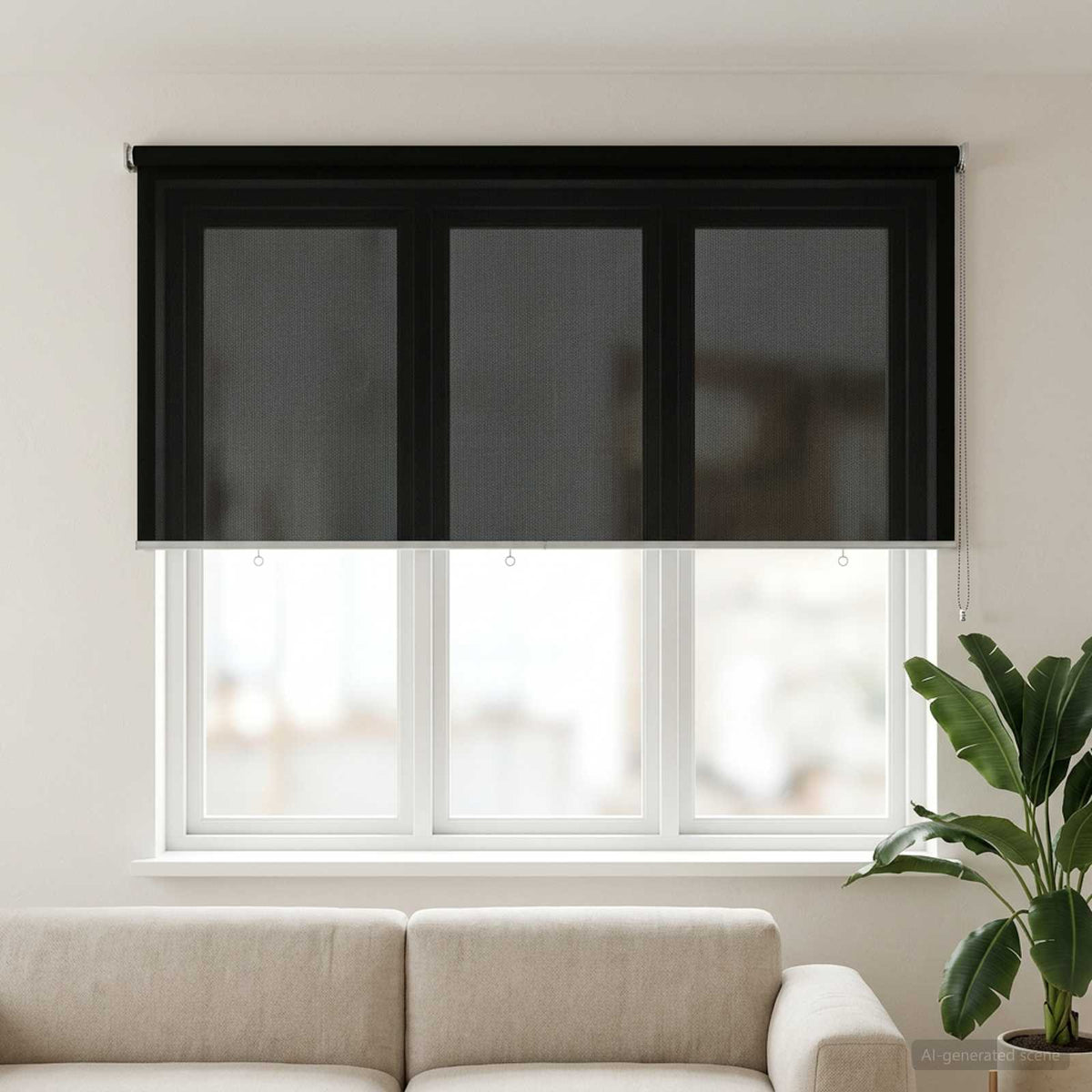 Buitenrolgordijn 90% UV-blok Zwart 200 x 140 cm HDPE is nu te koop bij PeponiXL, paradijselijk wonen!