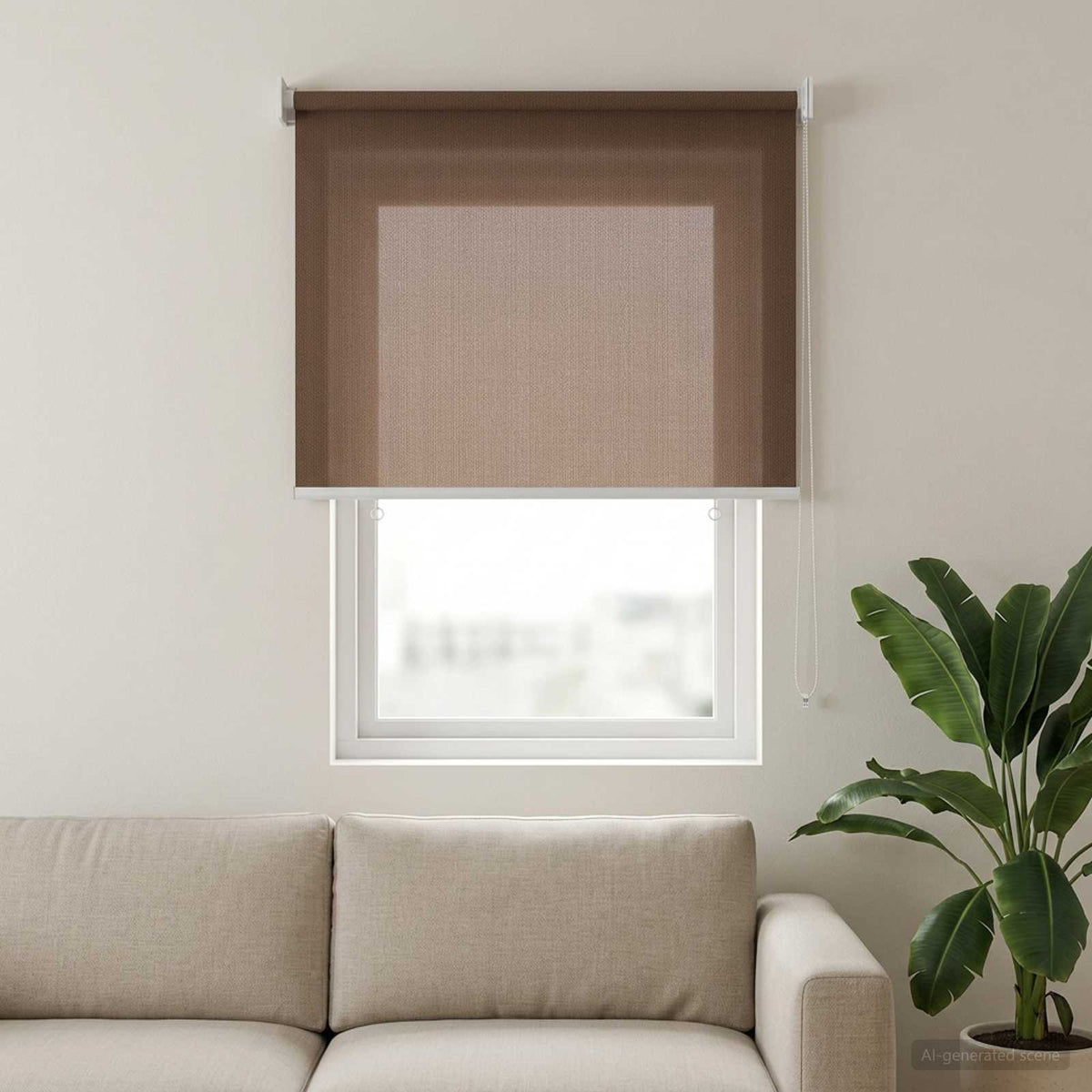 Buitenrolgordijn 90% UV-blok Taupe 100 x 140 cm HDPE is nu te koop bij PeponiXL, paradijselijk wonen!