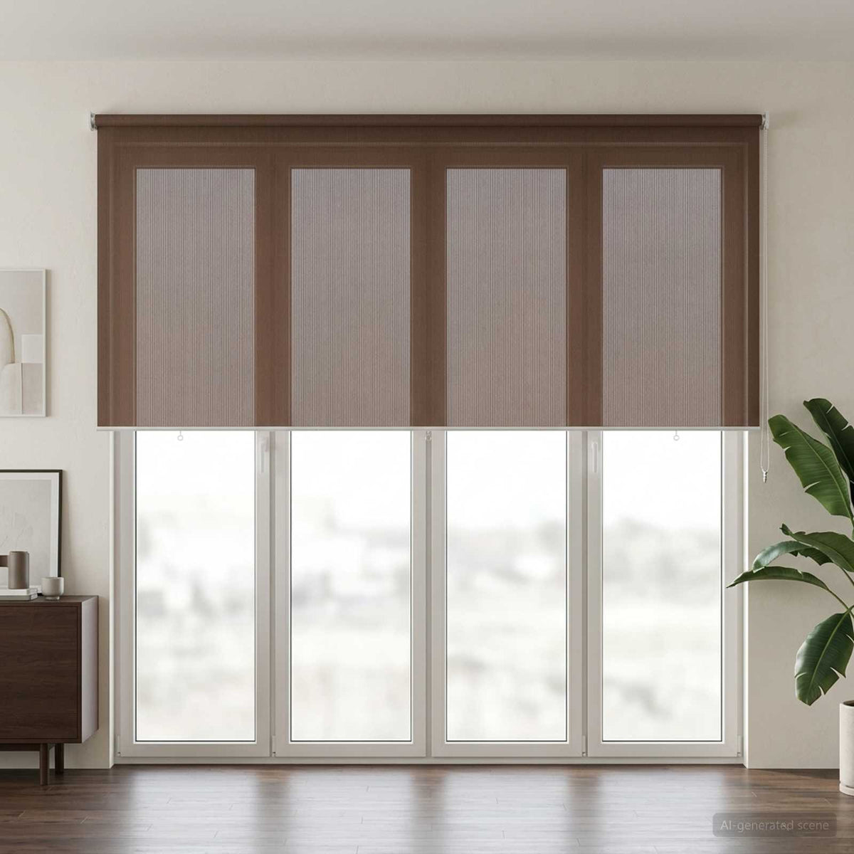 Buitenrolgordijn 90% UV-blok Taupe 350 x 140 cm HDPE is nu te koop bij PeponiXL, paradijselijk wonen!