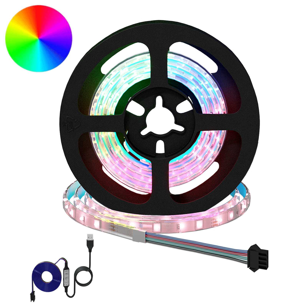 LED-strip 2 pcs Zwart en transparant 750 mm Koper en kunststof is nu te koop bij PeponiXL, paradijselijk wonen!