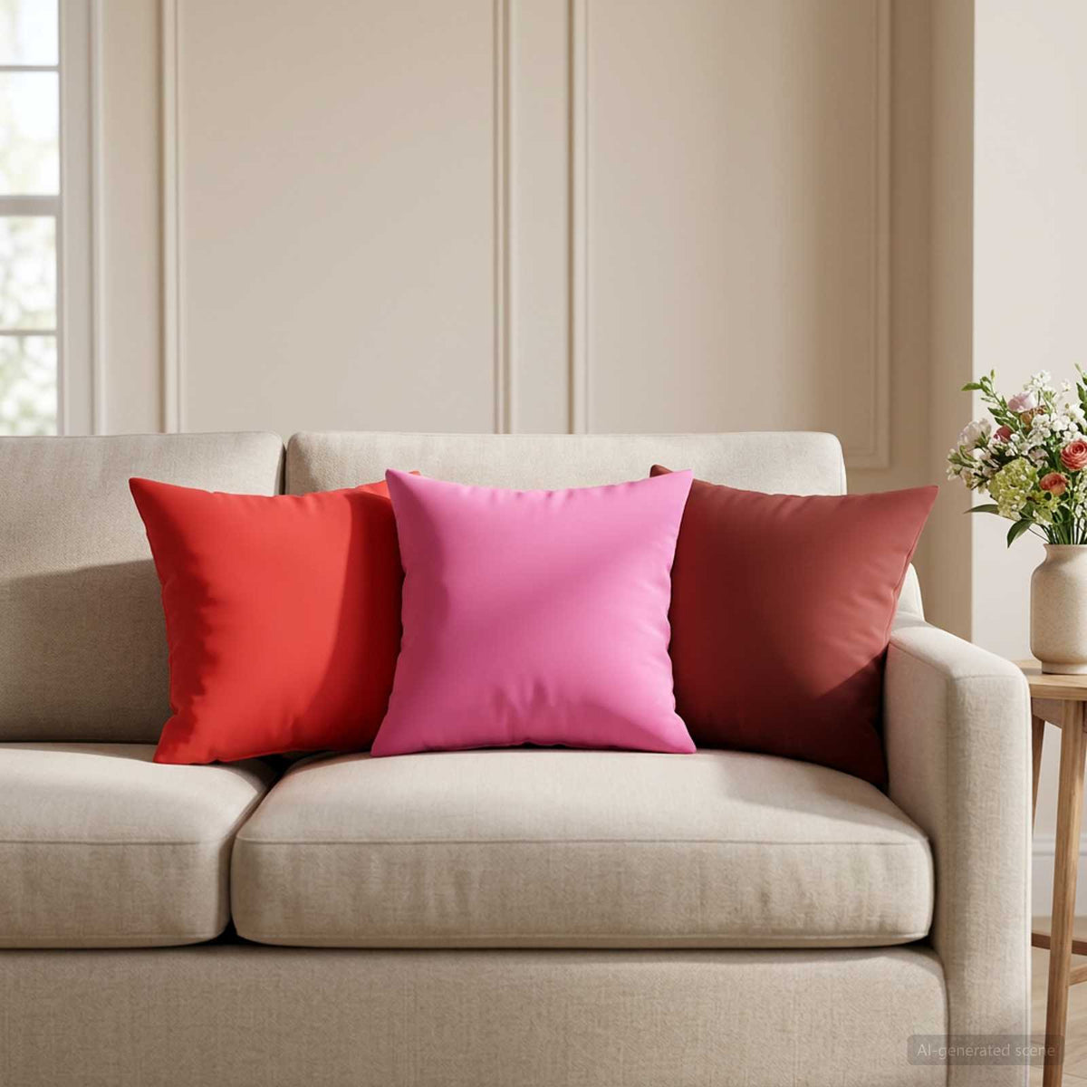 Kussen met kussen HEERLEN 2 st Rood Polyester is nu te koop bij PeponiXL, paradijselijk wonen!