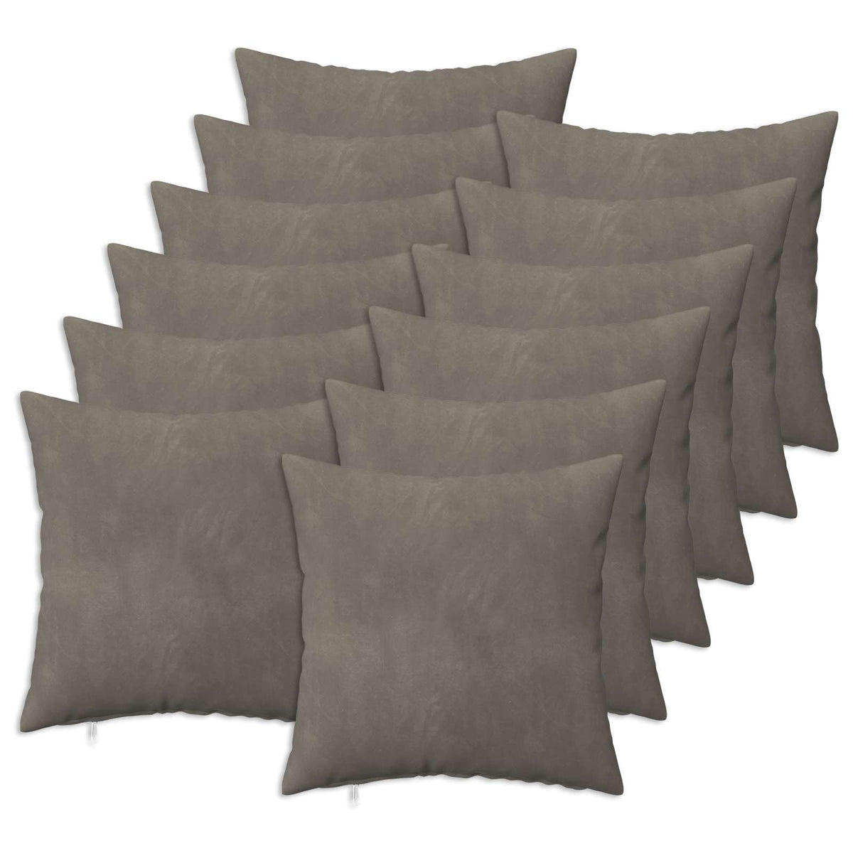 Kussensloop 12 pcs HEERLEN Lichtgrijs 40 x 40 cm Fluweel is nu te koop bij PeponiXL, paradijselijk wonen!