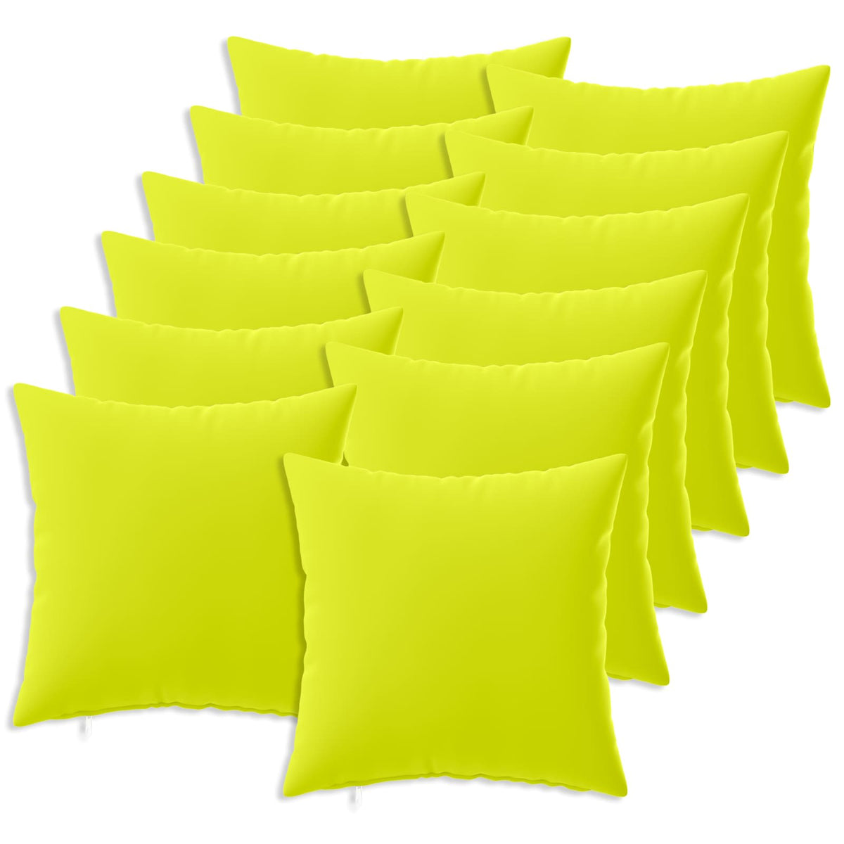 Kussensloop 12 pcs HEERLEN Helder groen 40 x 40 cm Polyester is nu te koop bij PeponiXL, paradijselijk wonen!