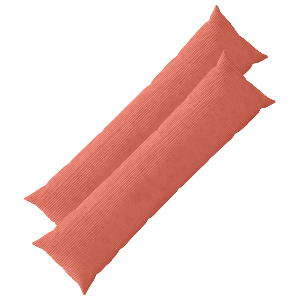 Kussensloop 2 pcs HEERLEN Rood-oranje 40 x 145 cm corduroy is nu te koop bij PeponiXL, paradijselijk wonen!
