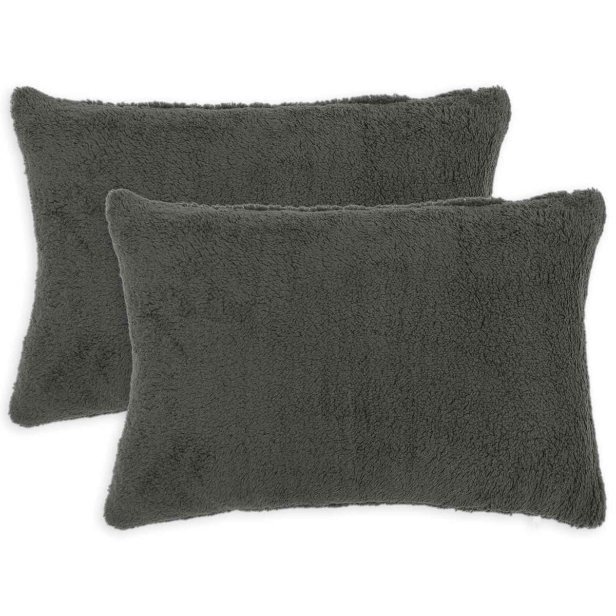 Kussensloop 2 pcs HEERLEN Donkergrijs 40 x 60 cm Bouclé is nu te koop bij PeponiXL, paradijselijk wonen!