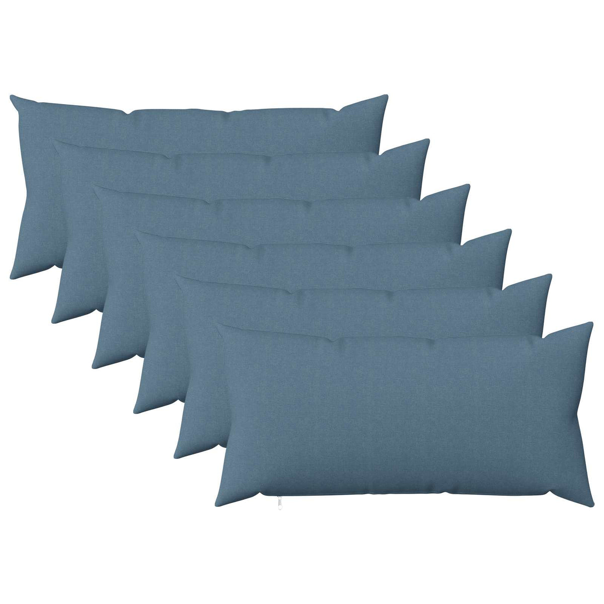 Kussensloop 6 st HEERLEN Jeans Blauw 40 x 70 cm Stof is nu te koop bij PeponiXL, paradijselijk wonen!