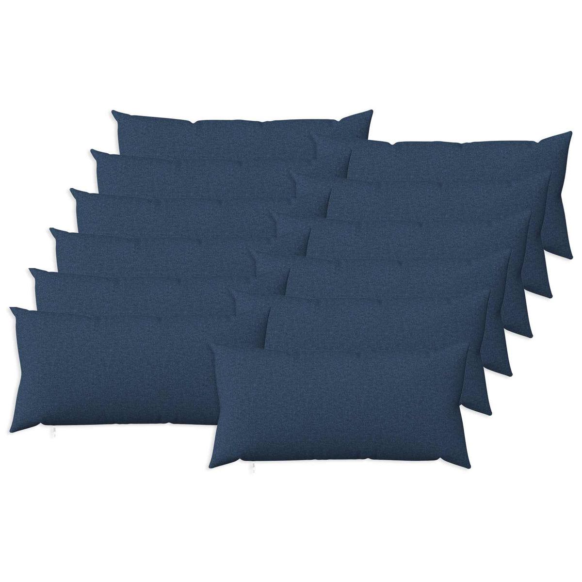 Kussensloop 12 st HEERLEN Blauw 40 x 80 cm Stof is nu te koop bij PeponiXL, paradijselijk wonen!