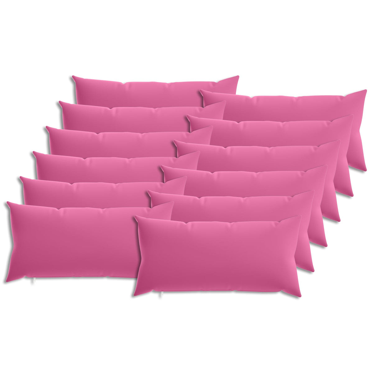 Kussensloop 12 pcs HEERLEN Roze 40 x 80 cm Polyester is nu te koop bij PeponiXL, paradijselijk wonen!