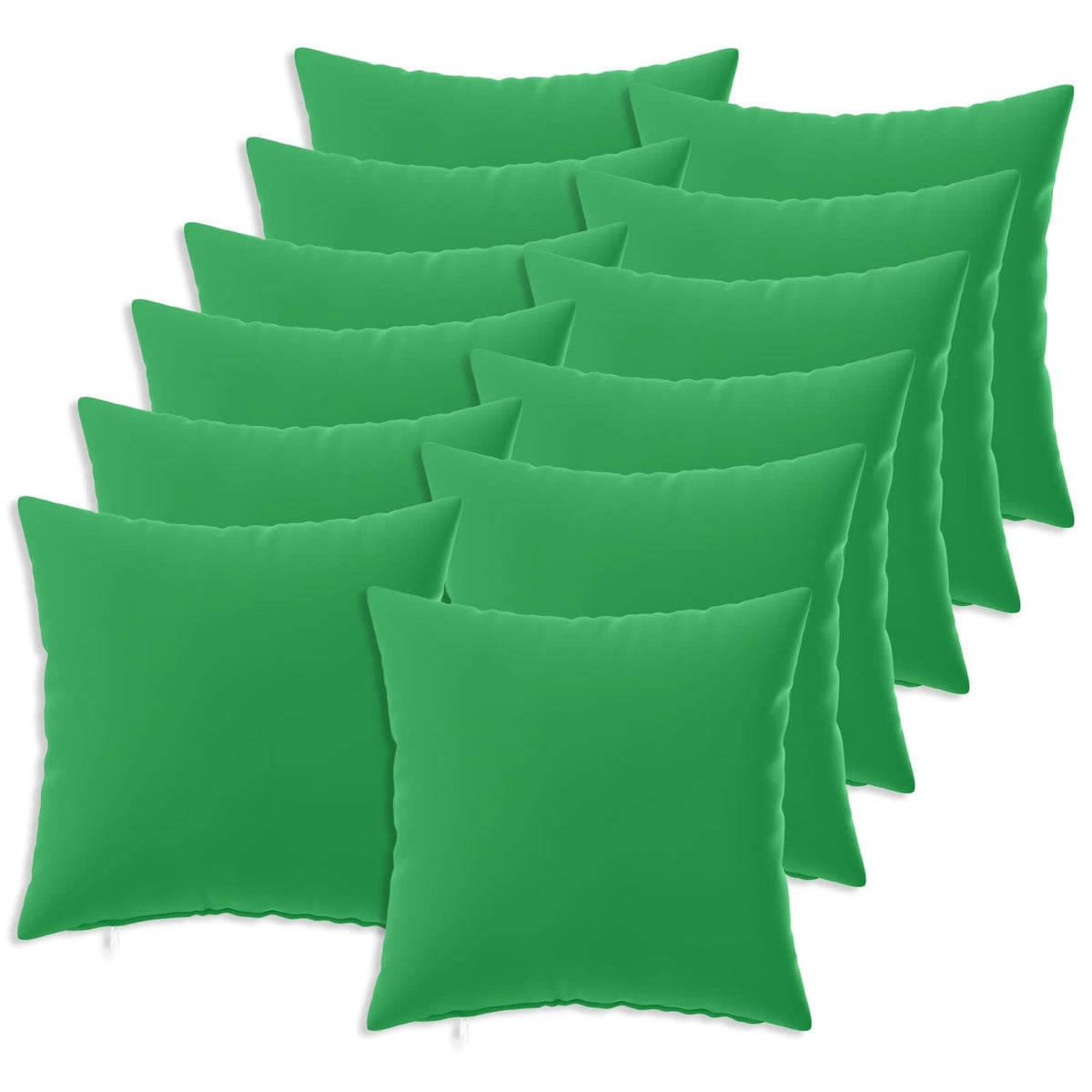 Kussensloop 12 pcs HEERLEN Groen 50 x 50 cm Polyester is nu te koop bij PeponiXL, paradijselijk wonen!