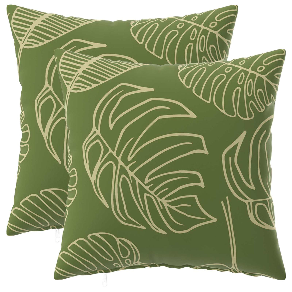 Kussensloop 2 pcs HEERLEN Bladontwerp 50 x 50 cm Polyester is nu te koop bij PeponiXL, paradijselijk wonen!